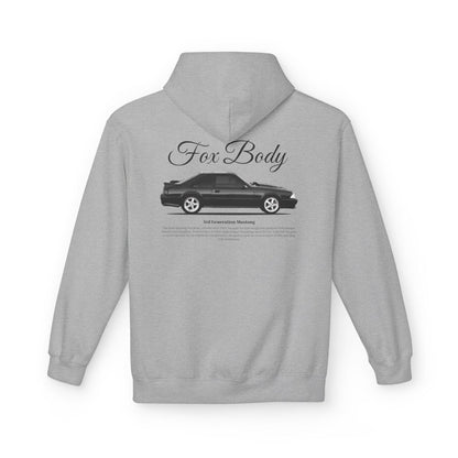 Mustang Fox Body Hoodie B/W - Turbo Lag