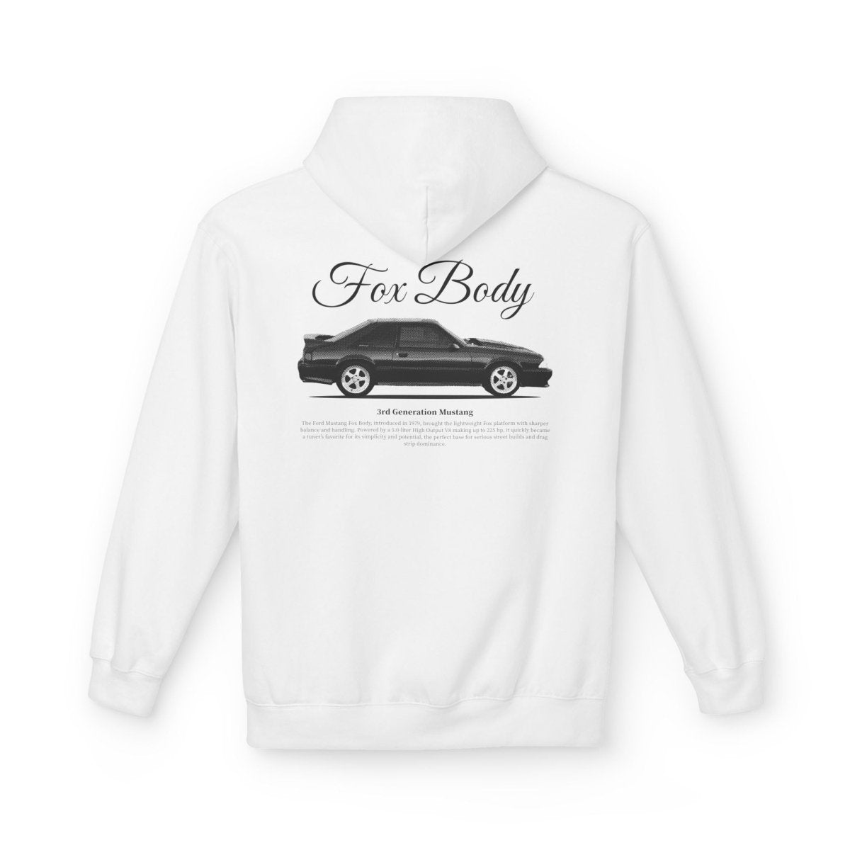 Mustang Fox Body Hoodie B/W - Turbo Lag