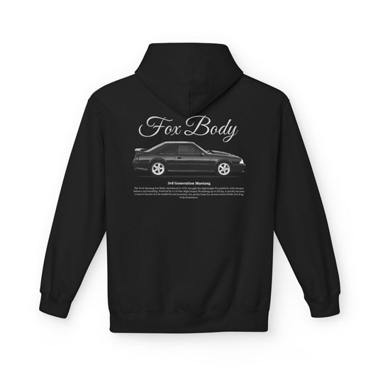 Mustang Fox Body Hoodie B/W - Turbo Lag
