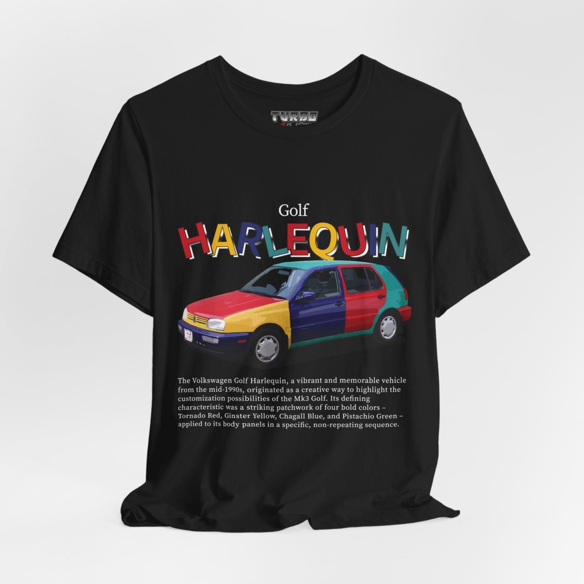 VW Golf Harlequin Shirt - Turbo Lag